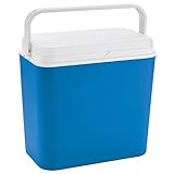 Linder Exlusiv Kühlbox 24 Liter groß - Isolierbox blau/weiß - Made in Europe