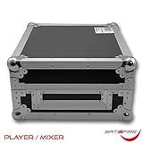 Universal DJ-Equipment Case (für Mixer oder Player) | solider Transportkoffer mit Kugelecken | Flightcase | SATISFIRE