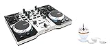 Hercules DJ Control Instinct S Series Party Pack (alte Version, 2-Deck DJ Controller, integr. Soundkarte, DJUCED 18°, PC / Mac)