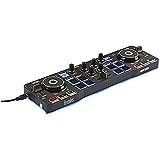 Hercules DJControl Starlight (2-Deck DJ Controller, 8 Pads, integr. Soundkarte, Beleuchtung, Serato DJ Lite, PC / Mac)