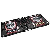 Numark Mixtrack Pro 3 - All-In-One 2-Deck DJ Controller für Serato DJ inklusive eines integrierten Audio Interfaces, hochauflösende 5-Zoll Jog Wheels und Serato DJ Lite und Prime Loops Remix Tool Kit