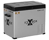 Cross TOOLS ICEBOX 40, elektrische Kompressor-Kühlbox & Gefrierbox, 40 Liter Fassungsvermögen, kühlt & friert bis -20°, ideal für PKW, Camper & Boote, 65 x 37,5 x 42,7 cm