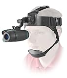 Yukon Nachtsichtgerät Spartan NVMT-4 1x24 inklusive Kopfhalterung, Stativanschlussgewinde und leistungsstarkem Infrarotsensor für Beobachtungen in völliger Dunkelheit, schwarz