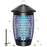 TMACTIME Insektenvernichter Elektrisch Stark Elektrischer Insektenfalle Mückenlampe 20W 4500V mit UV Licht Keine Giftigen Chemikalien Effektive Reichweite 100m² Wirksam Reduzieren Fliegender Insekten